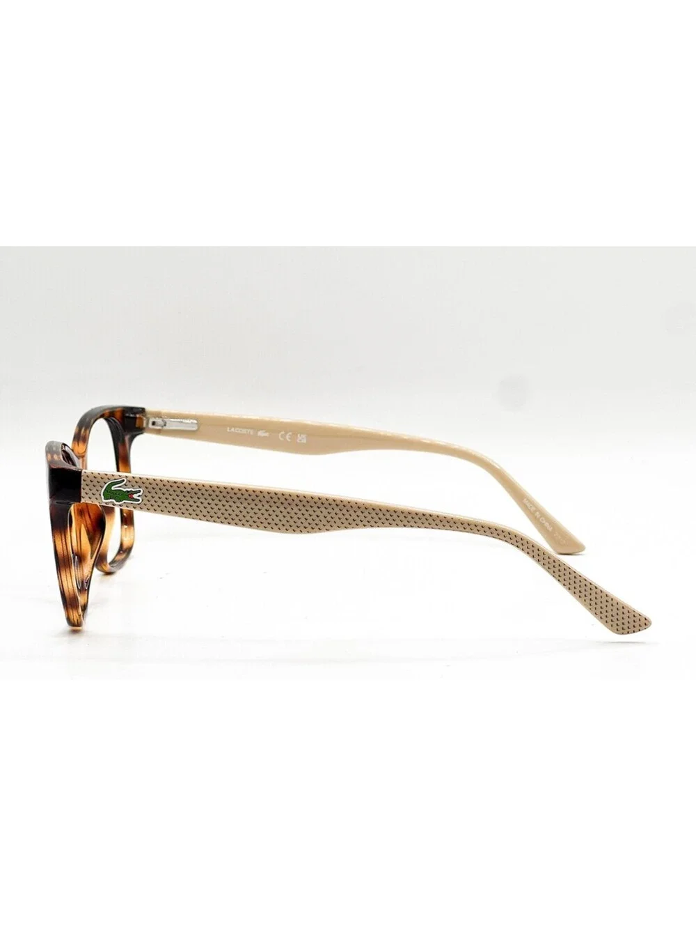 Lacoste L2767 214 Polished Havana Rectangle Authentic Eyeglass Frames 54-16